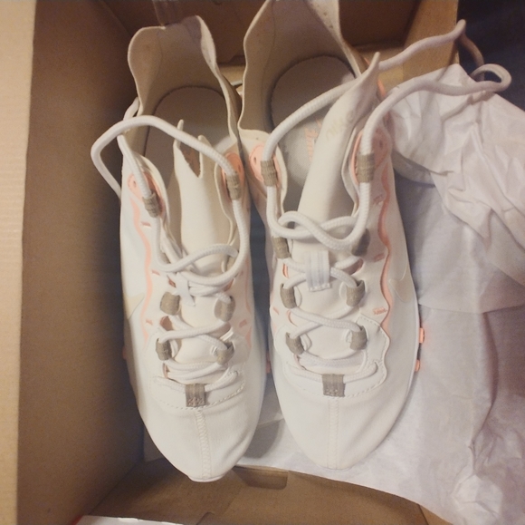 🎉🎉HP🎉🎉NIBNike React Element 55 Pink&Tan sneakers - Picture 7 of 9